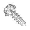 5/16-12 x 1 Unslotted Indented Hex Washer Full Thread Self Drill Screw 410 Stainless Steel-Bolt Demon