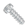 6-20 x 1/4 Slotted Indented Hex Self Tapping Screw Type B Fully Threaded Zinc-Bolt Demon