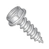 6-20 x 5/8 Slot Ind Hex Wash Self Tapping Screw Type AB Fully Threaded 18-8 Stainless Steel-Bolt Demon