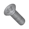 6-32 x 1/2 Phillips Flat Machine Screw Fully Threaded Black Zinc-Bolt Demon