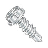 5/16-12 x 1 1/4 Slotted Indented Hex Washer Self Drilling Screw Full Thread Zinc & Bake-Bolt Demon