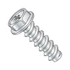 4-24 x 1/4 Phillips Indented Hex Washer Self Tapping Screw Type B Fully Threaded Zinc-Bolt Demon