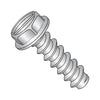 6-20 x 3/8 Slotted Indented Hex Washer Self Tapping Screw Type B Fully Thread 18-8 Stainless-Bolt Demon