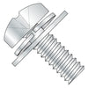 4-40 x 3/8 Phillips Pan Split Lock & Regular Flat Washer Sems Full Thd 18-8 Stainless Steel-Bolt Demon
