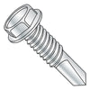 1/4-20 x 1 1/2 Unslotted Hex washer With number 4 Point F/T Self drilling Screw Zinc-Bolt Demon