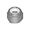 6-32 NM Nylon Insert Hex Lock Nut Black Zinc-Bolt Demon
