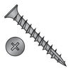 8-11 x 3/4 Phil Flat No Nibs Deep Thread Wood Screw Type 17 Full Thread Black Oxide-Bolt Demon