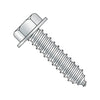 1/4-10 x 1 A/F .428-.437 Head Hgt .172-.190 Unslot Indent Hexwash Lag Screw Full Thread Zinc-Bolt Demon