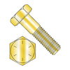 1/4-20 x 3/8 Hex Cap Screw Grade 8 Yellow Zinc-Bolt Demon