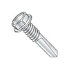 12-24 x 1 1/4 Unslotted Hexwasher Self Drilling Screw #5 Point Full Thread Zinc & Bake-Bolt Demon