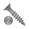 8-11 x 1 Phillips Flat Head w/Nibs Deep Thread Wood Screw 2/3 Threaded Black Oxide-Bolt Demon