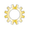 #6 External Tooth Lock Washer Zinc Yellow-Bolt Demon