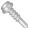 12-14 x 1 1/4 Unslotted Hex Washer With Number 5 Point Full Thread Self Drilling 410 Stainless-Bolt Demon