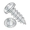 6-20 x 5/8 Phillips Pan Serrated Self Tapping Screw Type AB Fully Threaded Zinc-Bolt Demon