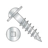 8 x 4 Square Drive Round Washer Head Deep Thread Wood Screw 2/3 Thread Zinc-Bolt Demon