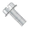 4-40 x 3/8 Slotted Hex Head External Sems Machine Screw Fully Threaded Zinc-Bolt Demon