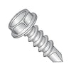 5/16-12 x 1 1/4 Unslotted Indent Hex Washer Self Drill Screw Full Thread 18-8 Stainless Steel-Bolt Demon