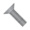 6-32 x 1/2 Phillips Flat 100º Machine Screw Fully Threaded 18-8 Stainless Steel Black-Bolt Demon