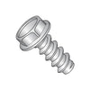 5/16-12 x 1 Unslotted Indented Hex Washer Self Tapping Screw Type B Fully Thread 18-8 Stainless-Bolt Demon
