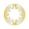 #2 Internal Tooth Lock Washer Zinc Yellow-Bolt Demon