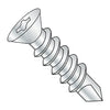 8-18 x 1 1/4 Phillips Flat Self Drilling Screw Full Thread With A #6 Head Zinc & Bake-Bolt Demon