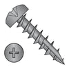 6-13 x 1 Phillips Pan Deep Thread Screw Type 17 point Full Thread Black Oxide and Oil-Bolt Demon