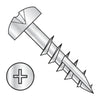 10-9 x 1 1/4 Phillips Pan Deep Thread Wood Screw Type 17 2/3 Thread Zinc-Bolt Demon