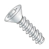 6-20 x 3/8 Six Lobe Flat Self Tapping Screw Type B Fully Threaded Zinc-Bolt Demon