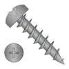 6-13 x 1 Phillips Pan Deep Thread Wood Screw Full Thread Black Oxide and Oil-Bolt Demon