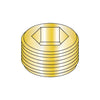 1/8 Dry Seal Socket Pipe Plug Brass-Bolt Demon