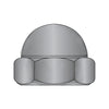 6-32 Two Piece Low Crown Cap Nut Black Oxide-Bolt Demon