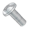 6-32 x 1/2 Combination (Phil/Slot) Pan Head Machine Screw Fully Threaded Zinc-Bolt Demon