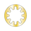 #8 Internal Tooth Lock Washer Zinc Yellow-Bolt Demon