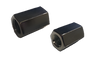 1/2-13 x 1 1/4 Reduced Hex Rod Coupling Nut, 3/8-16, 5/8 Across Flats Zinc-Bolt Demon