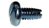6-32 x 1/4 Slotted Pan Thread Cutting Screw Type 1 Fully Threaded Zinc-Bolt Demon
