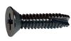 8-32 x 1/2 Phillips Flat Thread Cutting Screw Type 23 Fully Threaded 18-8 Stainless Steel-Bolt Demon