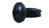 1/4-20 x 1/2 Phillips Pan Thread Cutting Screw Type 23 Fully Threaded Black Oxide-Bolt Demon
