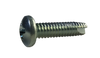 4-40 x 3/16 Phillips Pan Thread Cutting Screw Type 23 Fully Threaded Zinc-Bolt Demon
