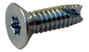 6-32 x 1/2 6 Lobe Flat Thread Cutting Screw Type 23 Fully Threaded Zinc-Bolt Demon