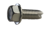 3/8-16 x 1 1/4 Unslot Ind Hex Washer Thread Cutting Screw Type 23 Full Thread 18-8 Stainless Steel-Bolt Demon