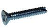 8-18 x 5/8 Phillips Flat Thread Cutting Screw Type 25 Fully Threaded Zinc-Bolt Demon