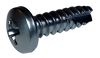 8-18 x 1/2 Phillips Pan Thread Cutting Screw Type 25 Fully Threaded 410 Stainless Steel-Bolt Demon