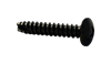 6-20 x 1/4 Phillips Pan Thread Cutting Screw Type 25 Fully Threaded Black Zinc-Bolt Demon