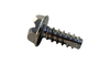 10-16 x 1/2 Slot Indent Hex Washer Thread Cut Screw Type 25 Full Thread 18-8 Stainless Steel-Bolt Demon
