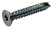 4-24 x 1/2 6 Lobe Flat Thread Cutting Screw Type 25 Fully Threaded Zinc-Bolt Demon