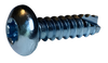 12-14 x 3/4 6-Lobe Pan Thread Cutting Screw Type 25 Fully Threaded Zinc and Bake-Bolt Demon