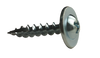 8-11 x 1 Phillips #10 Round Washer Hd Deep Thread Wood Screw Type17 Full Thread Zinc-Bolt Demon