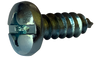 8-18 x 2 1/2 Combination Pan Head Self Tapping Screw Type AB Fully Threaded Zinc-Bolt Demon