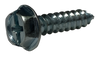 10-16 x 1 Combo (phil/slot) Ind Hexwasher Self Tapping Screw Type AB Full Thread Zinc-Bolt Demon