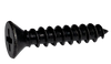 10-16 x 5/8 Phillips Flat Self Tapping Screw Type AB Fully Threaded Black Oxide-Bolt Demon